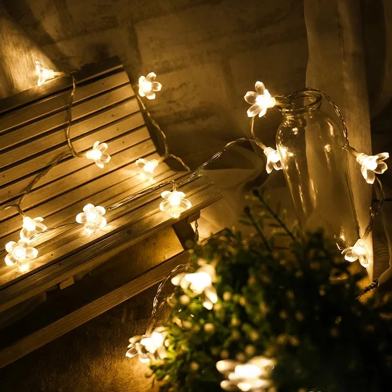 Solar String Light LED Flower String Light Peach Blossom Shape String Light Holiday Wedding Outdoor Courtyard Waterproof
Solar String Light LED Flower String Light Peach Blossom Shape String Light Holiday Wedding Outdoor Courtyard Waterproof