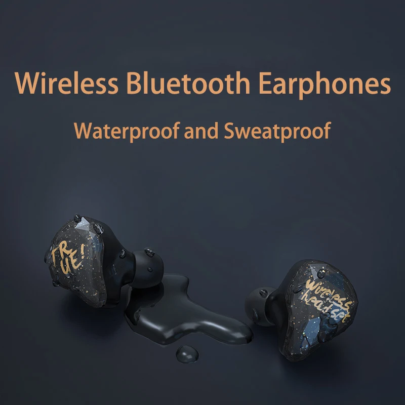 New V5.0 Bluetooth Wireless Earphones Stereo Touch control Earphones with Charging Case TWS sports waterproof Earbuds With Mic
New V5.0 Bluetooth Wireless Earphones Stereo Touch control Earphones with Charging Case TWS sports waterproof Earbuds With Mic