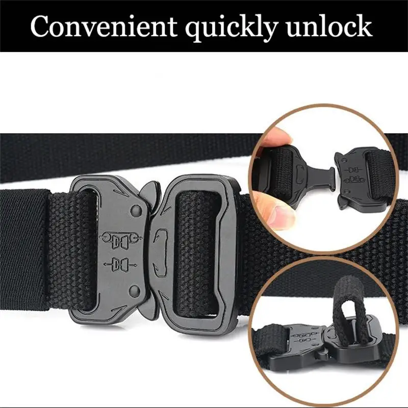 SupSindy Men canvas belt Quick release Metal buckle nylon Training belts military Army tactical belts for women Jeans male strap
SupSindy Men canvas belt Quick release Metal buckle nylon Training belts military Army tactical belts for women Jeans male strap