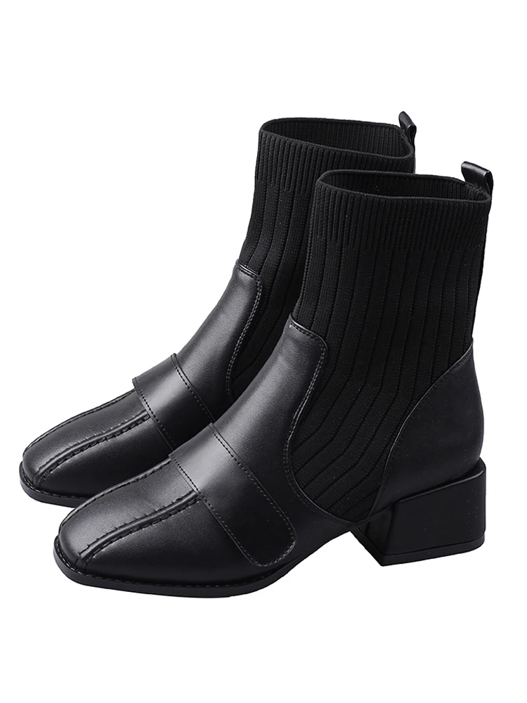 Women's shoes boots 2019 new autumn and winter elastic socks boots personality thick with ankle boots
Women's shoes boots 2019 new autumn and winter elastic socks boots personality thick with ankle boots