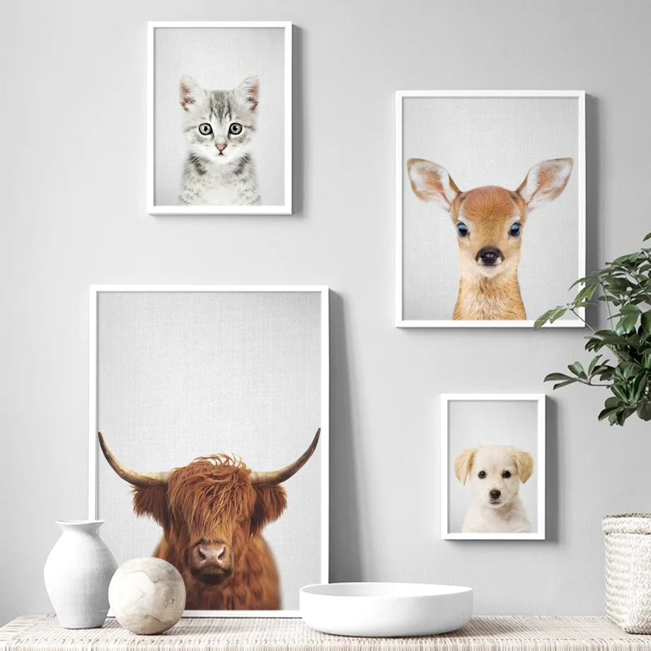 Lovely Yak Cat Dog Deer Wolf Animals Nordic Posters And Prints Wall Art Canvas Painting Wall Pictures For Baby Kids Room Decor
Lovely Yak Cat Dog Deer Wolf Animals Nordic Posters And Prints Wall Art Canvas Painting Wall Pictures For Baby Kids Room Decor