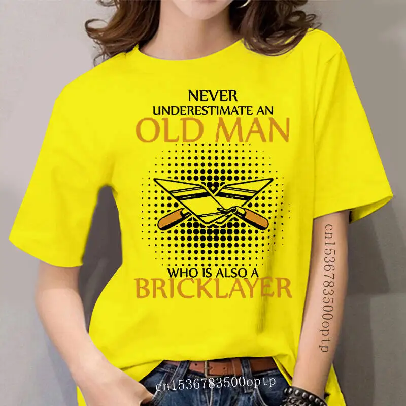 Bricklayer Never Underestimate Old women Who Popular Tagless Tee T-Shirt Is Also A 
Bricklayer Never Underestimate Old women Who Popular Tagless Tee T-Shirt Is Also A