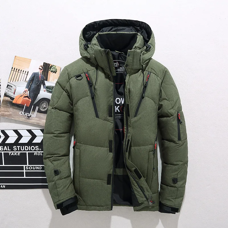 High Quality Thick Warm Winter Jacket Men Hooded Thicken Duck Down Parka Coat Casual Slim Down Men Overcoat Many Pockets BY31
High Quality Thick Warm Winter Jacket Men Hooded Thicken Duck Down Parka Coat Casual Slim Down Men Overcoat Many Pockets BY31