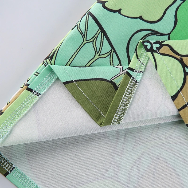 Womens High Waist Vintage Green Floral Leaves Printed A-Line Mini Skirt Summer Graphic Slim Fit Short Bottoms Beach Holiday M6CD
Womens High Waist Vintage Green Floral Leaves Printed A-Line Mini Skirt Summer Graphic Slim Fit Short Bottoms Beach Holiday M6CD