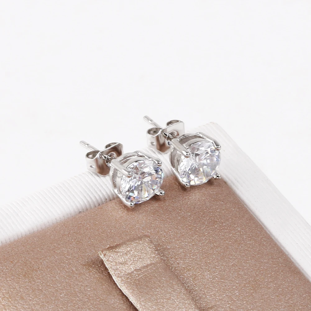 INALIS Charm Round Charm Earrings Classic Clear Cubic Zircon Popular Romantic Exquisite Earring Send Wife Jewelry Gift Hot Sell
INALIS Charm Round Charm Earrings Classic Clear Cubic Zircon Popular Romantic Exquisite Earring Send Wife Jewelry Gift Hot Sell