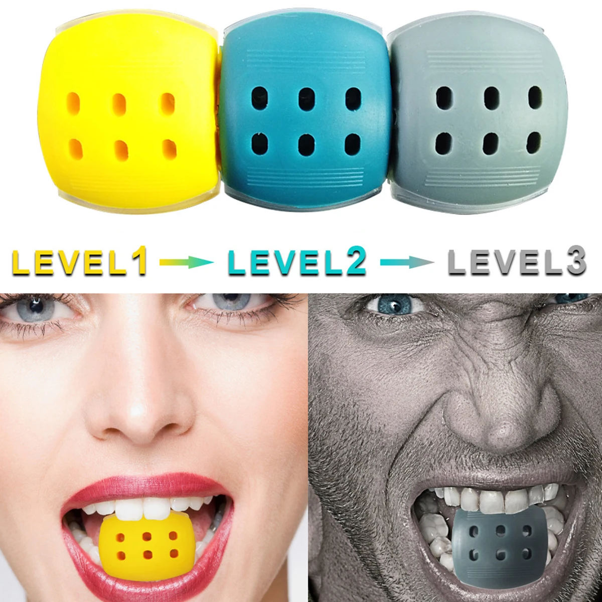 2PC Face Fitness Ball & Facial Toner Exerciser Jaw Exercise Face Muscle Trainer Tone Your Face Facial Anti-Wrinkle Toning Muscle
2PC Face Fitness Ball & Facial Toner Exerciser Jaw Exercise Face Muscle Trainer Tone Your Face Facial Anti-Wrinkle Toning Muscle