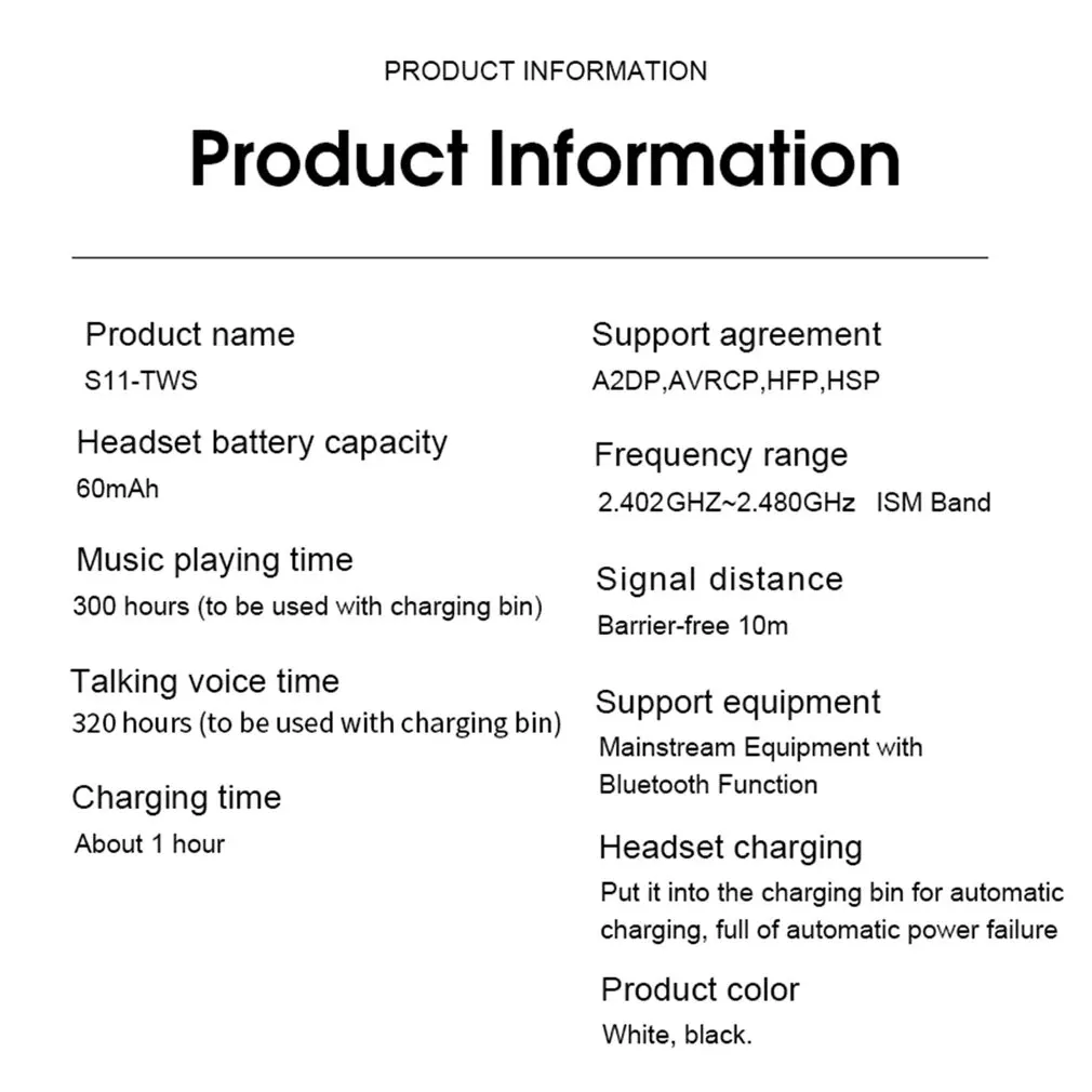 TWS Wireless Headphones Bluetooth Earphones Led Sports Hifi Headset Stereo Handsfree Noise Cancelling Earphones Charging Box
TWS Wireless Headphones Bluetooth Earphones Led Sports Hifi Headset Stereo Handsfree Noise Cancelling Earphones Charging Box