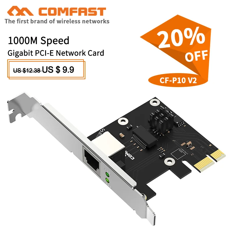 Высокоскоростная гигабитная сетевая карта pci-e 1000 Мбит/с RTL8188H чип PCI Express адаптер для настольного компьютера для windows Linux MacOS
Высокоскоростная гигабитная сетевая карта pci-e 1000 Мбит/с RTL8188H чип PCI Express адаптер для настольного компьютера для windows Linux MacOS