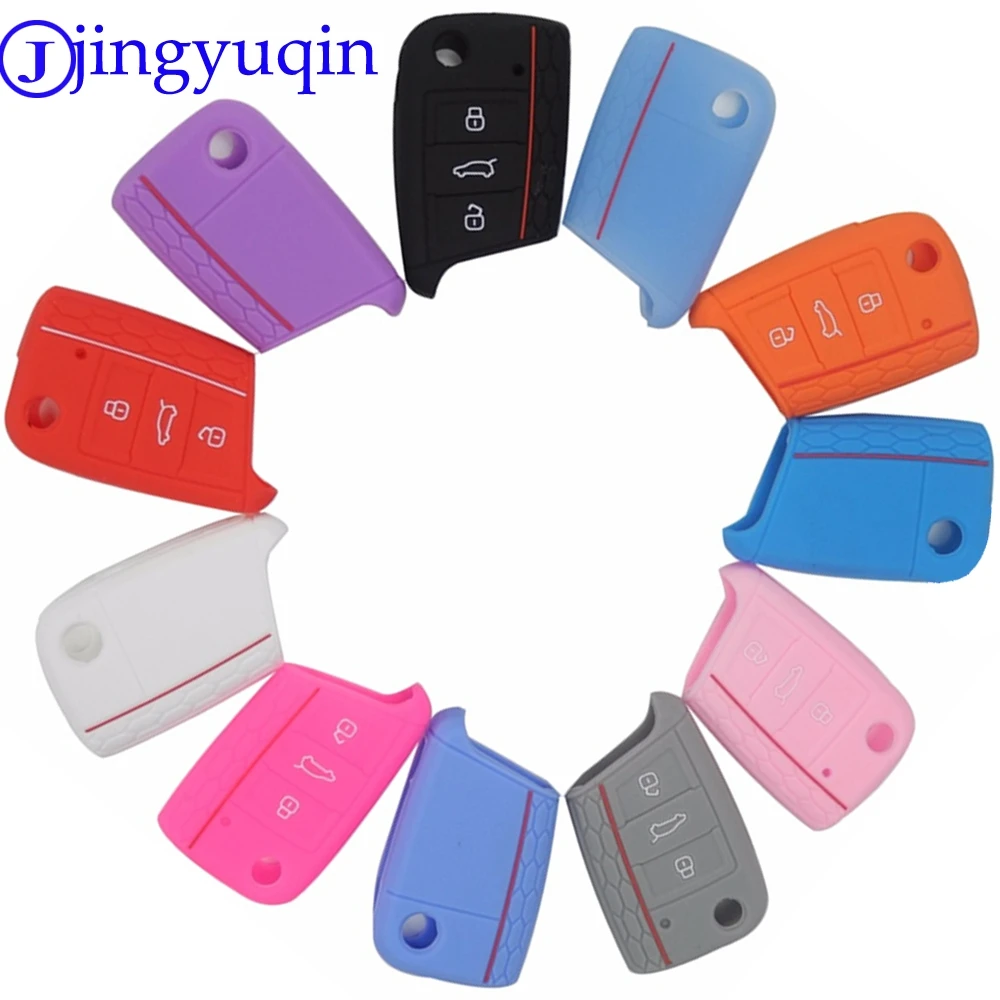 15X 3BTN Silicone Car Key Cover Case For VW Volkswagen New Polo Golf 7 mk7 Tiguan SKODA Octavia A7 Kodiaq Karoq SEAT Ateca Leon
15X 3BTN Silicone Car Key Cover Case For VW Volkswagen New Polo Golf 7 mk7 Tiguan SKODA Octavia A7 Kodiaq Karoq SEAT Ateca Leon