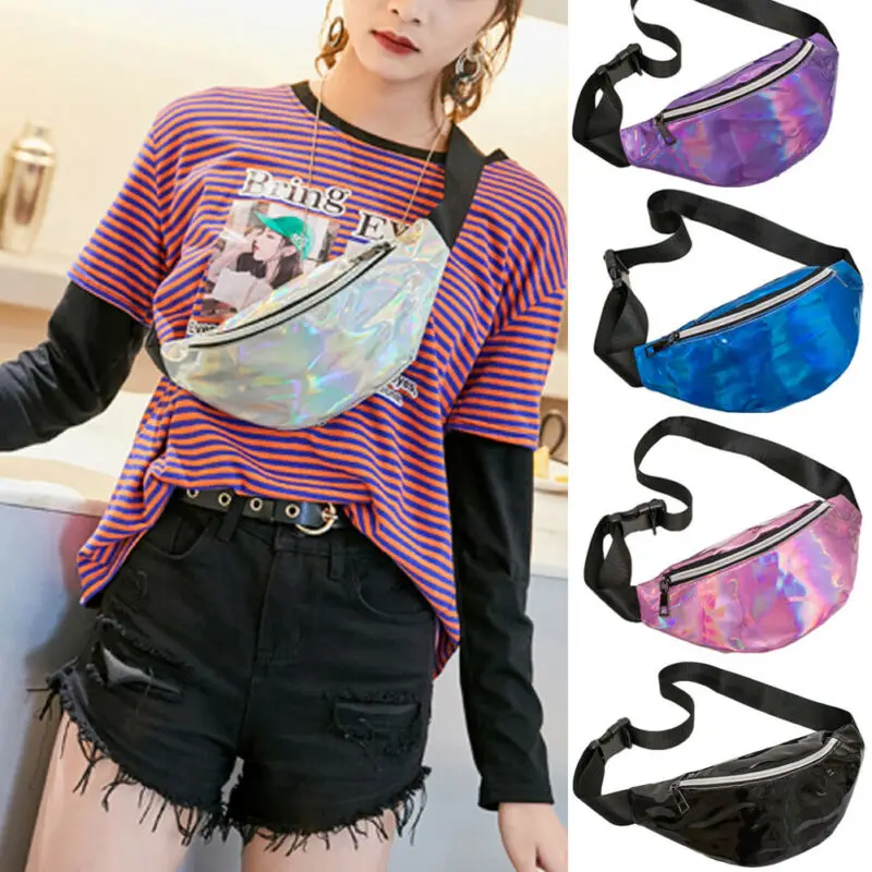 Women Waist Pack Fashion PU Shoulder Bag Laser Crossbody Handbag Lady Evening Bag /BY
Women Waist Pack Fashion PU Shoulder Bag Laser Crossbody Handbag Lady Evening Bag /BY