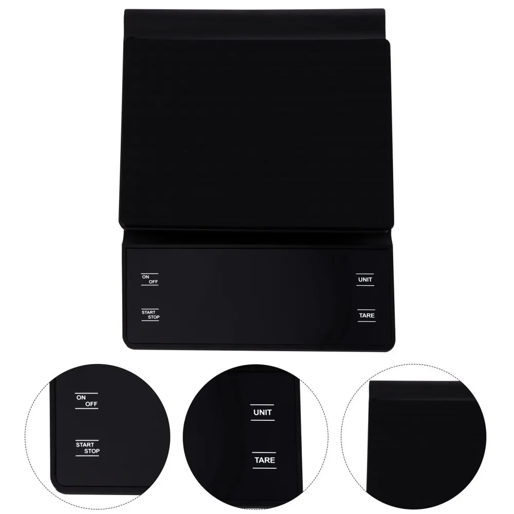 3kg/0.1g Electronic Coffee Scale with Timer High Accuracy Digital Kitchen Scale Timer Coffee Weight Balance without Battery (Bla
3kg/0.1g Electronic Coffee Scale with Timer High Accuracy Digital Kitchen Scale Timer Coffee Weight Balance without Battery (Bla