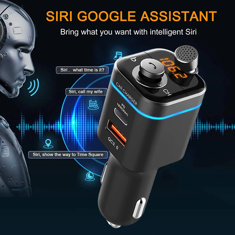 ZL Car Bluetooth Player Car Charger Fast Charging Bluetooth Voice Hands-free Fm Transmitter
ZL Car Bluetooth Player Car Charger Fast Charging Bluetooth Voice Hands-free Fm Transmitter