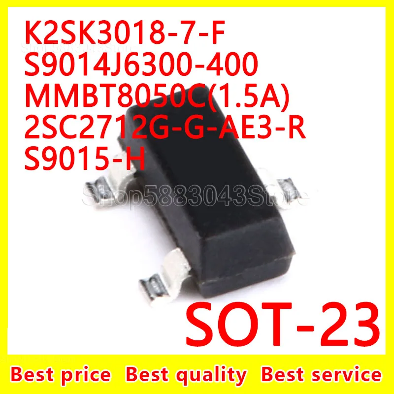 (50 шт.) 100% Новые оригинальные фотообои MMBT8050C 2SC2712G-G-AE3-R K2SK3018-7-F SOT-23 SOT23
(50 шт.) 100% Новые оригинальные фотообои MMBT8050C 2SC2712G-G-AE3-R K2SK3018-7-F SOT-23 SOT23