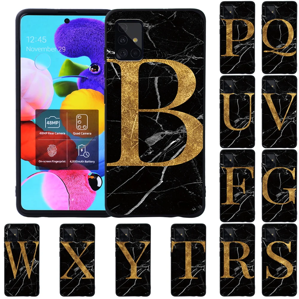 Soft Silicone Phone Case for Samsung Galaxy A10/A20E/A30S/A40/A50/A50S/A70/A70S/A51/A71Luxury Black Marble Letters Pattern Case
Soft Silicone Phone Case for Samsung Galaxy A10/A20E/A30S/A40/A50/A50S/A70/A70S/A51/A71Luxury Black Marble Letters Pattern Case