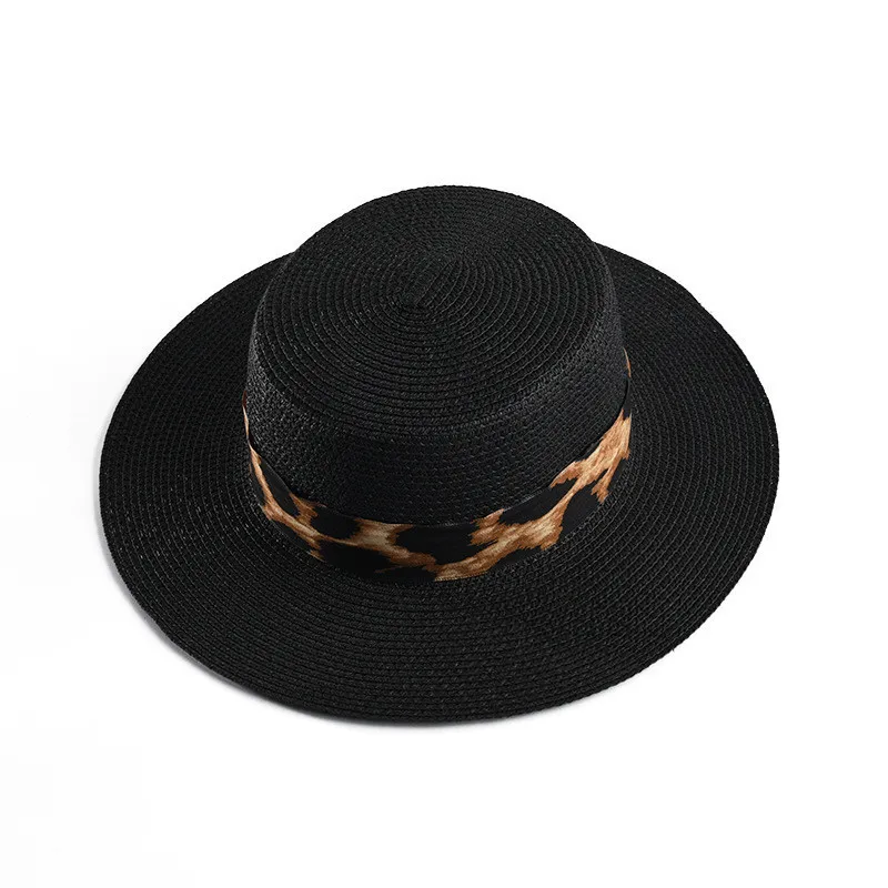шапка мужскаяLeopard Straw Sun Hat Women Flat top Wide brim straw visor hat leisure vacation beach hat Summer Panama
шапка мужскаяLeopard Straw Sun Hat Women Flat top Wide brim straw visor hat leisure vacation beach hat Summer Panama
