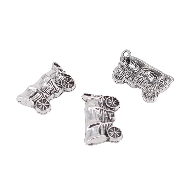 60pcs 23x14mm Silver Color Carriage Charms for Jewelry Making Findings Pendants Fit DIY Bracelet Necklace Handmade Craft 3783
60pcs 23x14mm Silver Color Carriage Charms for Jewelry Making Findings Pendants Fit DIY Bracelet Necklace Handmade Craft 3783