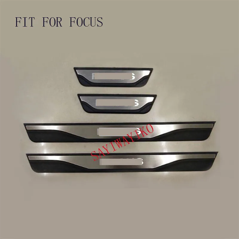 CARSTYLING 4PCS High-quality Stainless Steel Welcome Pedal Car Scuff Plate Pedal Trim Threshold Door Sill FIT For Ford Focus 2 3 4 2009 - 2018
CARSTYLING 4PCS High-quality Stainless Steel Welcome Pedal Car Scuff Plate Pedal Trim Threshold Door Sill FIT For Ford Focus 2 3 4 2009 - 2018