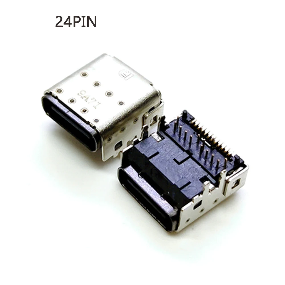 

1-3pcs Type C Micro 24Pin USB 3.1 DIP+SMT CH=3.4MM L=9.95MM Female Port Jack Tail Sockect Plug For phone charge data connector