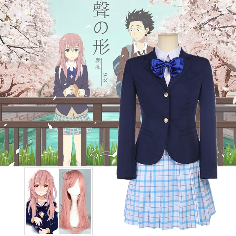 A Silent Voice Shouko Nishimiya Shoko Cosplay Costume Japanese Anime The Shape Of Voice School Uniform Suit Outfit Clothes wig
A Silent Voice Shouko Nishimiya Shoko Cosplay Costume Japanese Anime The Shape Of Voice School Uniform Suit Outfit Clothes wig