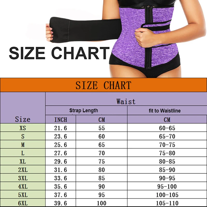 Twinso 5XL 6XL Sports Top Neoprene Sauna Sweat Suits Body Shaper Waist Trainer Corset Waist Belt Women Weight Loss Tummy Trimmer
Twinso 5XL 6XL Sports Top Neoprene Sauna Sweat Suits Body Shaper Waist Trainer Corset Waist Belt Women Weight Loss Tummy Trimmer