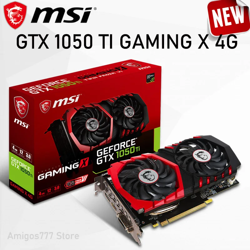 Видеокарта MSI GeForce GTX 1050Ti игровая 4G, видеокарта GeForce GTX 1050Ti 7008 МГц GDDR5 2560 × 1600 бит 4 Гб, двойной вентилятор для майнинга
Видеокарта MSI GeForce GTX 1050Ti игровая 4G, видеокарта GeForce GTX 1050Ti 7008 МГц GDDR5 2560 × 1600 бит 4 Гб, двойной вентилятор для майнинга