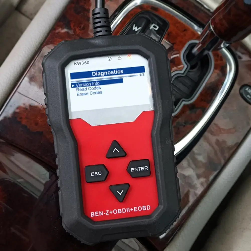 KW360 Dedicated Diagnostic Scanner Car Scan Test Tool for Mercedes-Benz High-definition Anti-shock Auto OBD2 Scan Tool
KW360 Dedicated Diagnostic Scanner Car Scan Test Tool for Mercedes-Benz High-definition Anti-shock Auto OBD2 Scan Tool