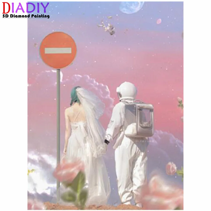 Astronaut Diy 5D Diamond Painting Romantic Spaceman Full Square & Round Wall Art Embroidery Mosaic Cross Stitch Home Decor Gift
Astronaut Diy 5D Diamond Painting Romantic Spaceman Full Square & Round Wall Art Embroidery Mosaic Cross Stitch Home Decor Gift