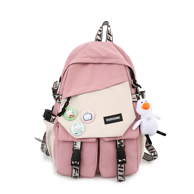 EST New Patchwork Large Capacity Waterproof Nylon Women Backpack Female Shoulders Bagpack Girls Teenager College School Bag Book
EST New Patchwork Large Capacity Waterproof Nylon Women Backpack Female Shoulders Bagpack Girls Teenager College School Bag Book