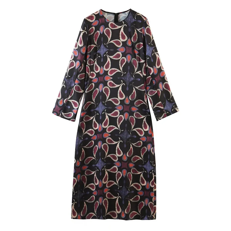 ZXQJ Woment Vintage Geometric Print Dress 2021 Autumn Fashion Slim Ladies O-Neck Long Sleeve Dress Female Elegant Long Dress
ZXQJ Woment Vintage Geometric Print Dress 2021 Autumn Fashion Slim Ladies O-Neck Long Sleeve Dress Female Elegant Long Dress
