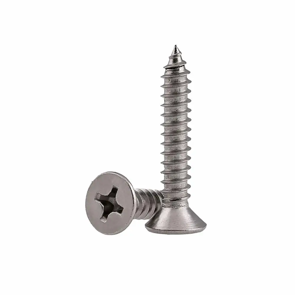M2-M6 Phillips Countersunk Self Tapping Screws 316 Stainless Steel Cross Recessed Flat Head Tapping Wood Screw Bolts
M2-M6 Phillips Countersunk Self Tapping Screws 316 Stainless Steel Cross Recessed Flat Head Tapping Wood Screw Bolts