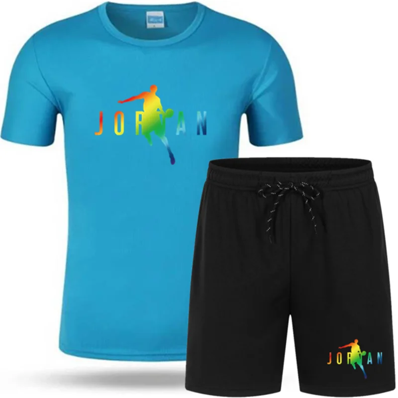 2021 Summer Men Shorts Sets Tracksuit Short Sleeve Shirt and Shorts Casual Gym Clothing Men Sports Wear Sweat Suits Beachwear
2021 Summer Men Shorts Sets Tracksuit Short Sleeve Shirt and Shorts Casual Gym Clothing Men Sports Wear Sweat Suits Beachwear