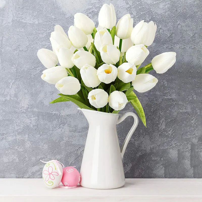 5 Head Real Touch Tulips Artificial Flowers Bouquet PU Calla Fake Flowers For Wedding Party Decoration Home Table Favors Flower
5 Head Real Touch Tulips Artificial Flowers Bouquet PU Calla Fake Flowers For Wedding Party Decoration Home Table Favors Flower