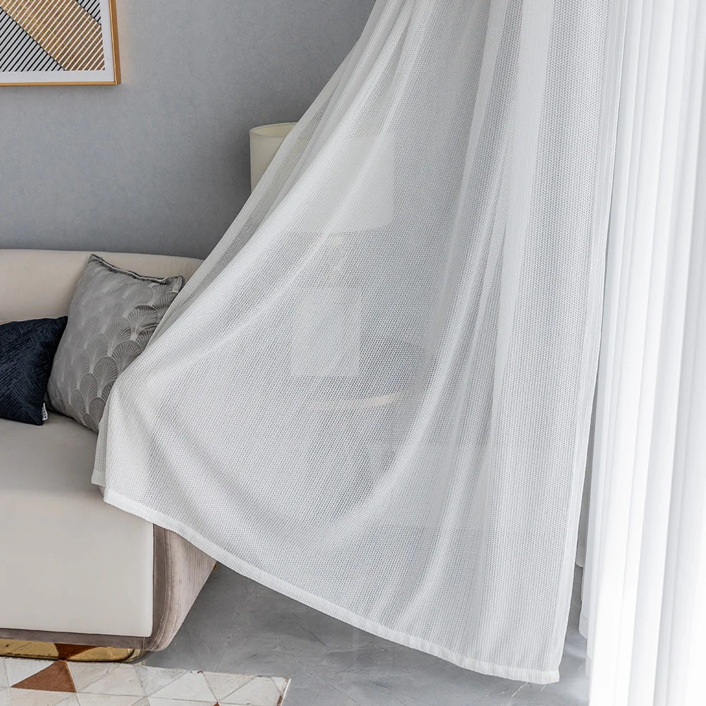 NAPEARL Soft White Tulle Curtains For Living Room European Style Voile Sheer Window Curtain For Bedroom Dining Room 
NAPEARL Soft White Tulle Curtains For Living Room European Style Voile Sheer Window Curtain For Bedroom Dining Room