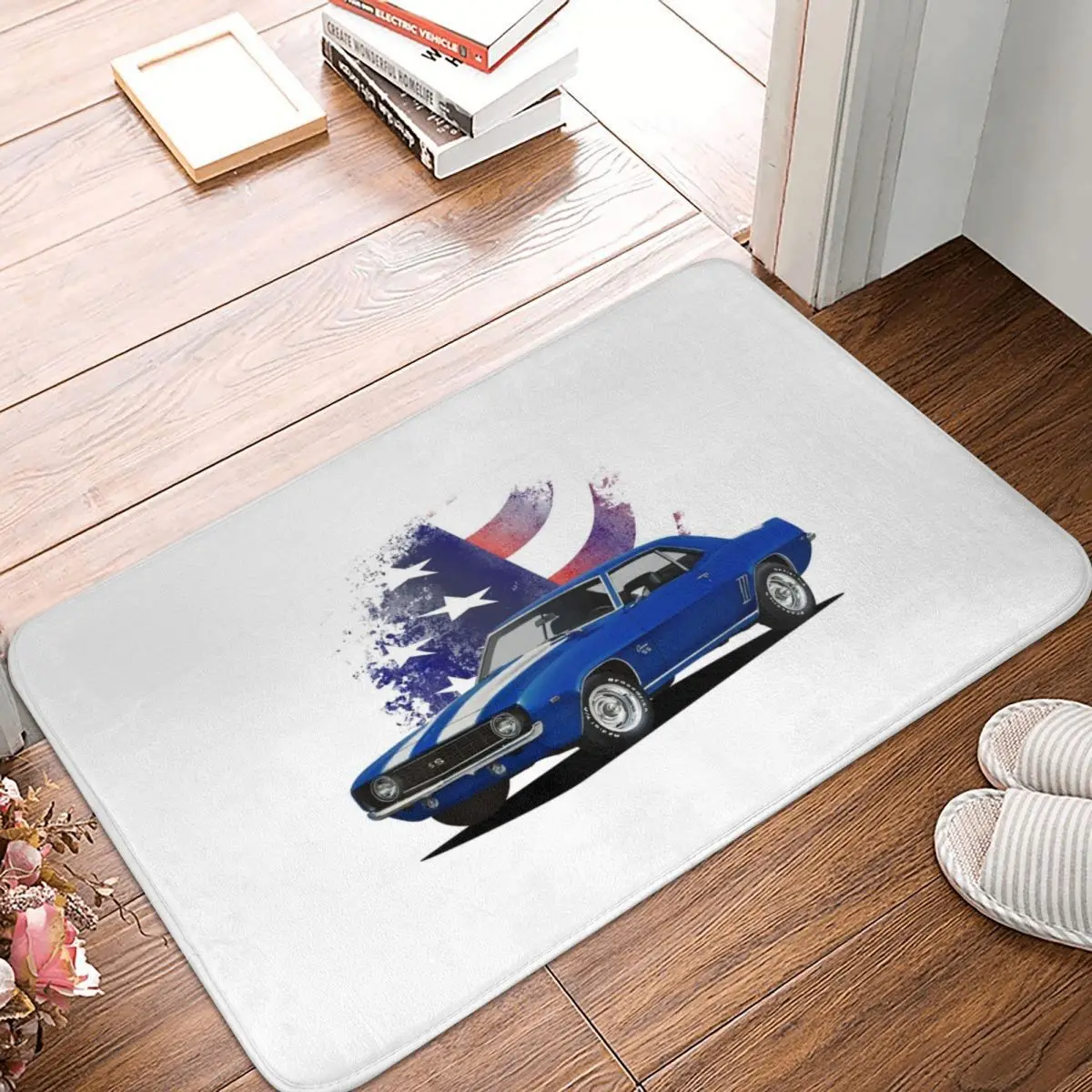 Американский Коврик для двери Camaro, ковер, коврик, полиэстер, ПВХ, противоскользящий напольный Декор для ванной, кухни, балкона, 40*60
Американский Коврик для двери Camaro, ковер, коврик, полиэстер, ПВХ, противоскользящий напольный Декор для ванной, кухни, балкона, 40*60