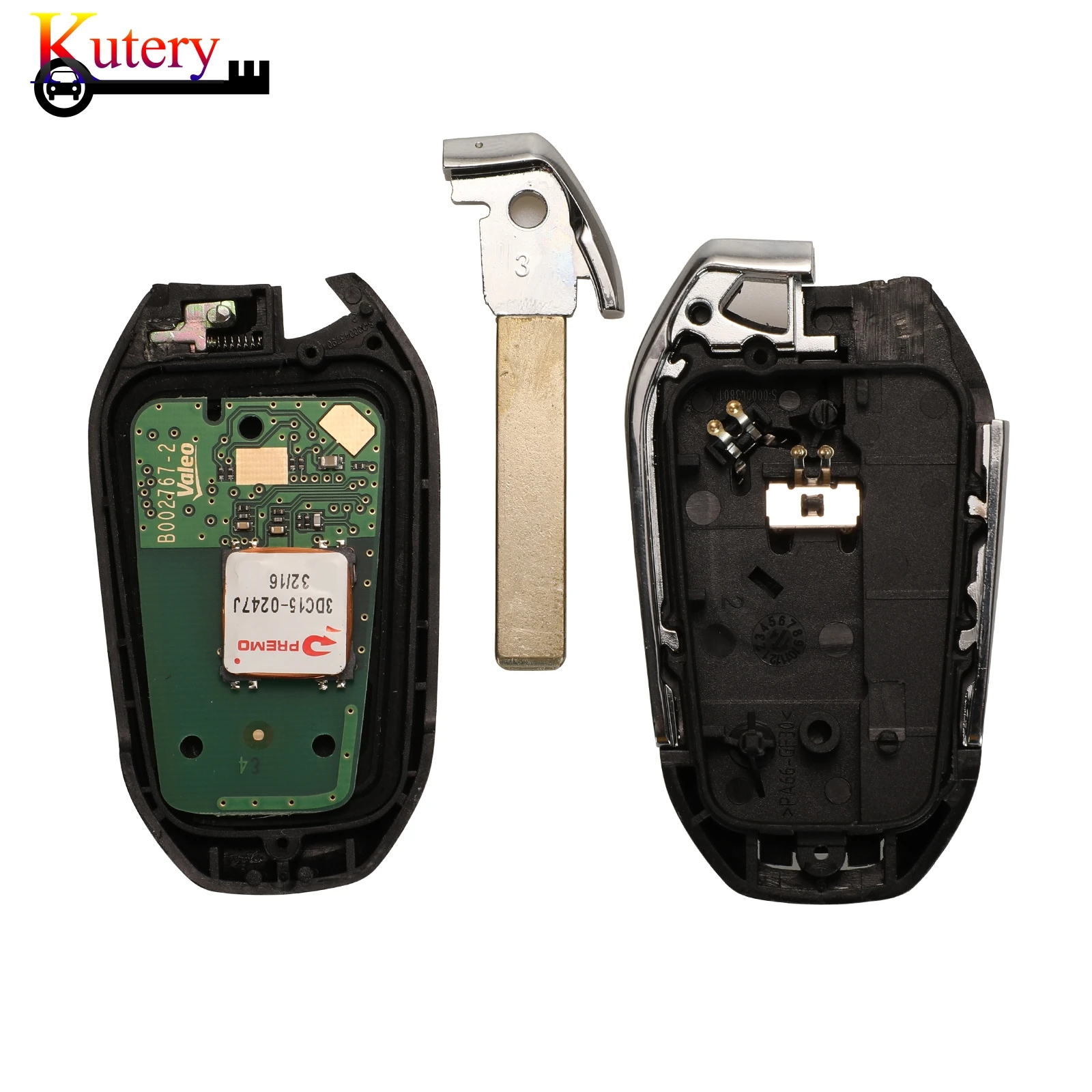 Kutery Original Factory Remote Smart Car Key For DS4/DS5 2013-2017 434Mhz PCF7953 ID46 Keyless Go
Kutery Original Factory Remote Smart Car Key For DS4/DS5 2013-2017 434Mhz PCF7953 ID46 Keyless Go