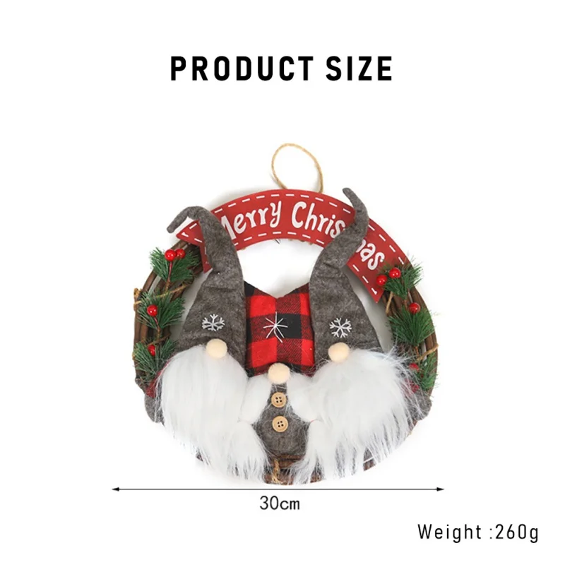 30cm Christmas Decor Rattan Wreath Hoop Wreath Floral Hoop Christmas Decor for Home Hanging Artificial Tools
30cm Christmas Decor Rattan Wreath Hoop Wreath Floral Hoop Christmas Decor for Home Hanging Artificial Tools