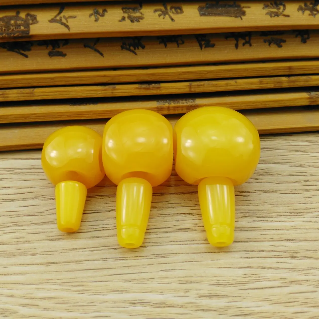 Yellow Tibetan Santong Buddha Head Bodhi Golden Steel Nambu Brand Honey Wax Composite Material | Украшения и аксессуары