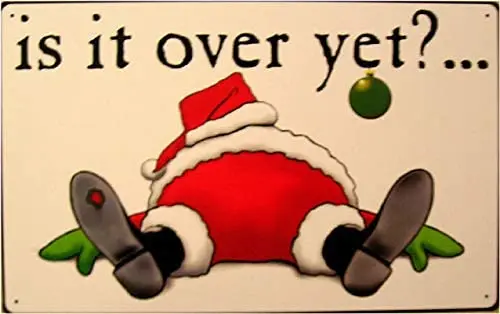 Vintage 8x12inch is It Over Yet Santa Christmas Holiday Winter Song Music Metal Tin Sign Wall Decor Signs room decoration men
Vintage 8x12inch is It Over Yet Santa Christmas Holiday Winter Song Music Metal Tin Sign Wall Decor Signs room decoration men