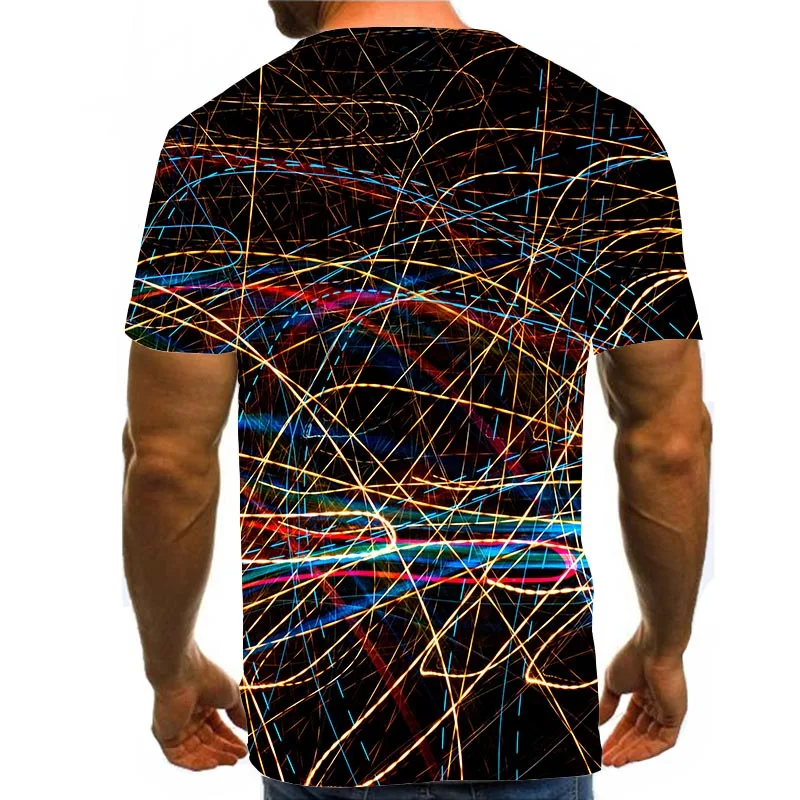 Men's Lines Shirt 3D Print T-Shirt Summer Graphic Tees Pattern Tops
Men's Lines Shirt 3D Print T-Shirt Summer Graphic Tees Pattern Tops