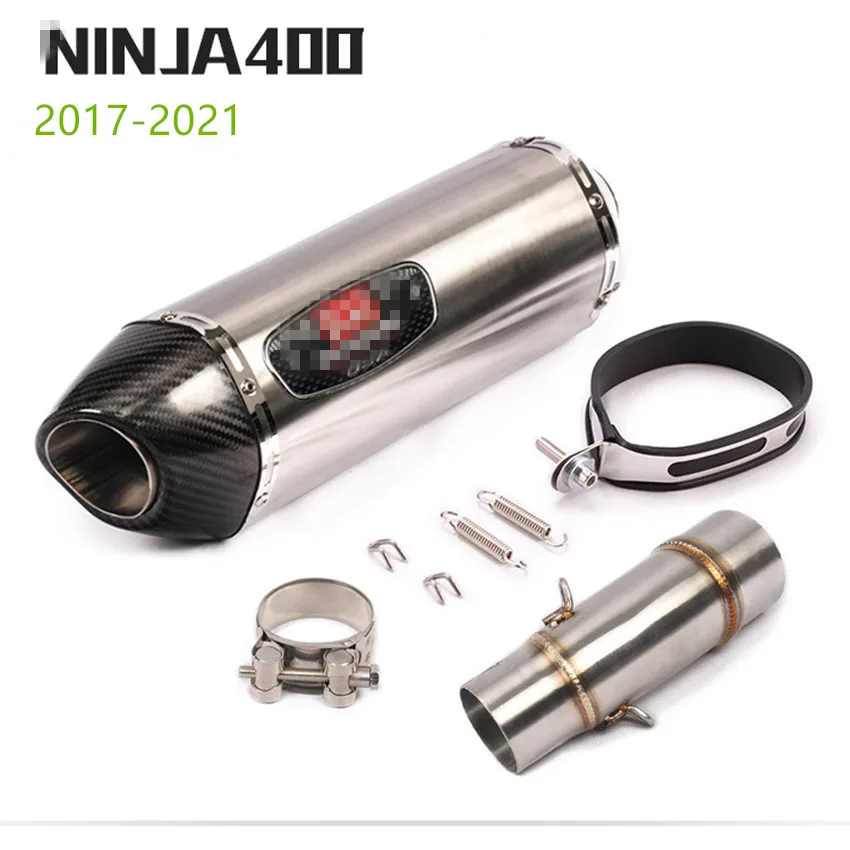 Motorcycle Exhaust Muffler Middle Link Pipe Slip-On Escape For Kawasaki Ninja400 Ninja 400 Z400 2018 2019 2020 2021
Motorcycle Exhaust Muffler Middle Link Pipe Slip-On Escape For Kawasaki Ninja400 Ninja 400 Z400 2018 2019 2020 2021