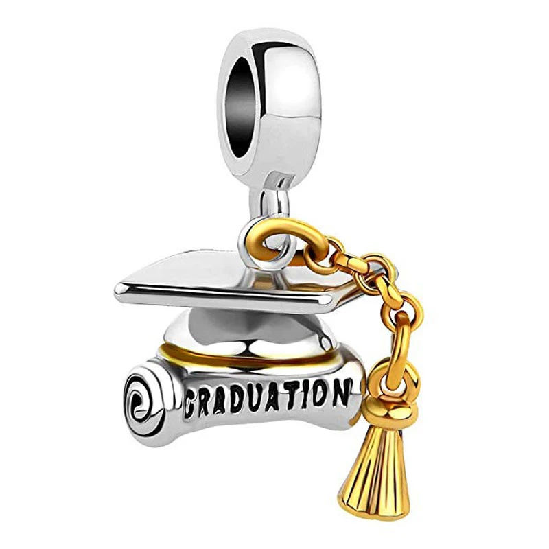 ANZIW 925 Sterling Silver Charms University Hat Silver Beads Fit Original Charms Bracelet Pendant Girl Women DIY Jewelry Gift
ANZIW 925 Sterling Silver Charms University Hat Silver Beads Fit Original Charms Bracelet Pendant Girl Women DIY Jewelry Gift