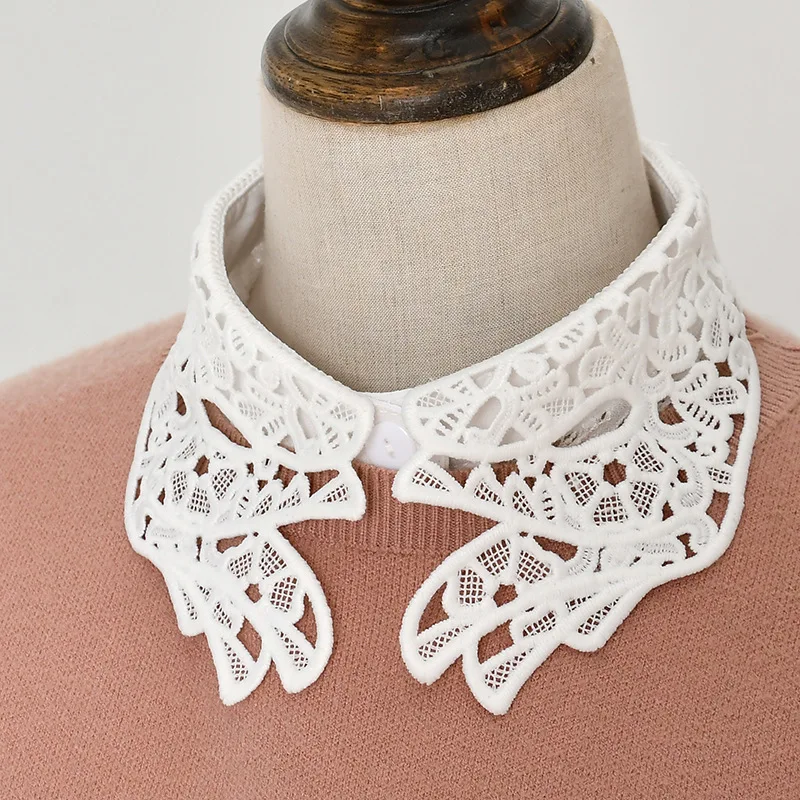 Women's aesthetic Blouse Trend Clothing Accessories Stylish Vintage Lace White Solid Fake Collar Sweet Female Decorative Collar
Women's aesthetic Blouse Trend Clothing Accessories Stylish Vintage Lace White Solid Fake Collar Sweet Female Decorative Collar