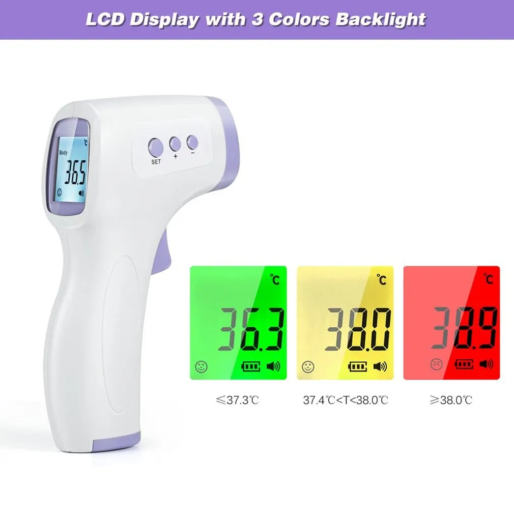 OUTAD Digital Infrared Thermometer Forehead Ear Non-Contact medical Termometro LCD Body Fever Baby/Adult Temperature measure
OUTAD Digital Infrared Thermometer Forehead Ear Non-Contact medical Termometro LCD Body Fever Baby/Adult Temperature measure