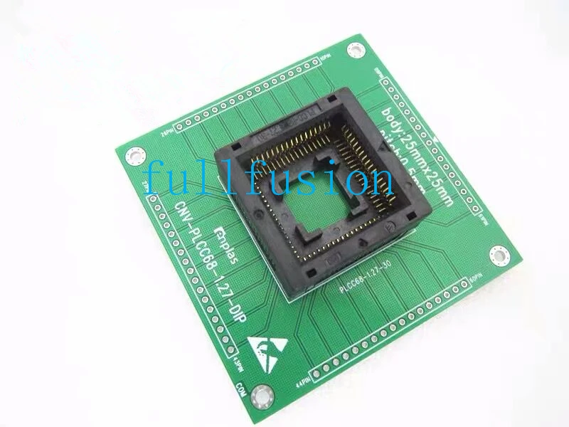 Программируемый адаптер PLCC68 в DIP фонарь тестовая розетка IC PLCC68Pin шаг 1 27 мм