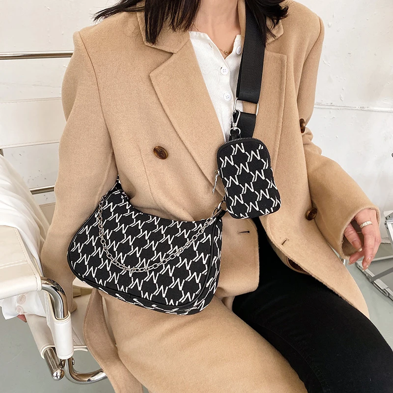 Brand Two Piece Women's Shoulder Bag Designer Embroidered Crossbody Bag Multifunctional Chest Bag Casual Canvas Bag Female Purse
Brand Two Piece Women's Shoulder Bag Designer Embroidered Crossbody Bag Multifunctional Chest Bag Casual Canvas Bag Female Purse
