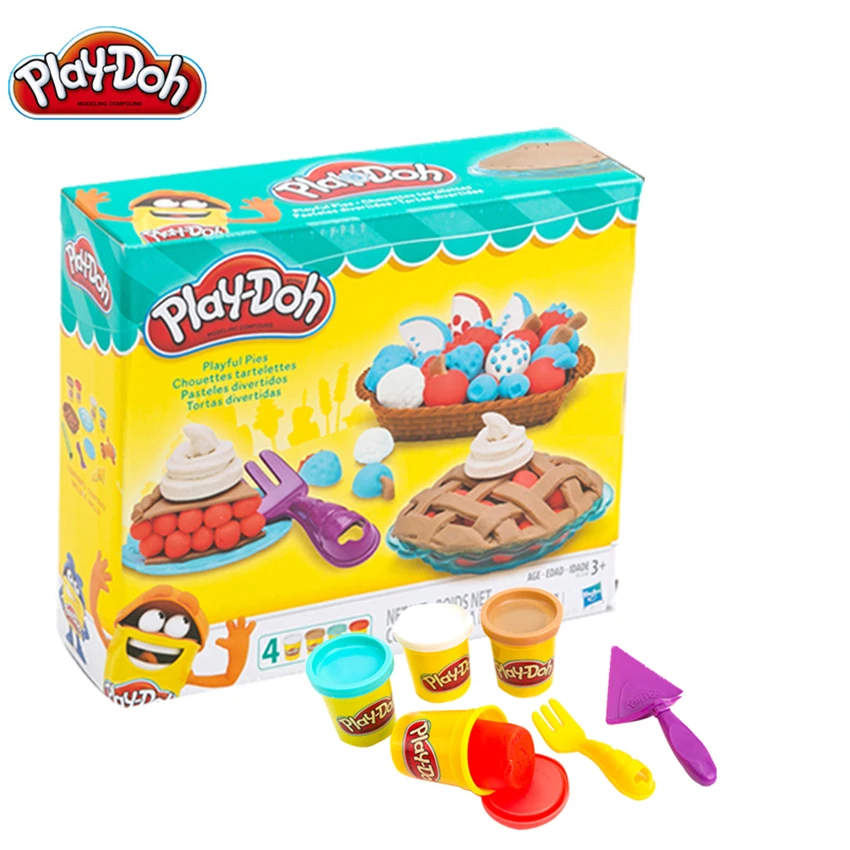 Оригинальный игрушечный Пластилин для игр цветная глина Веселый пирог детская