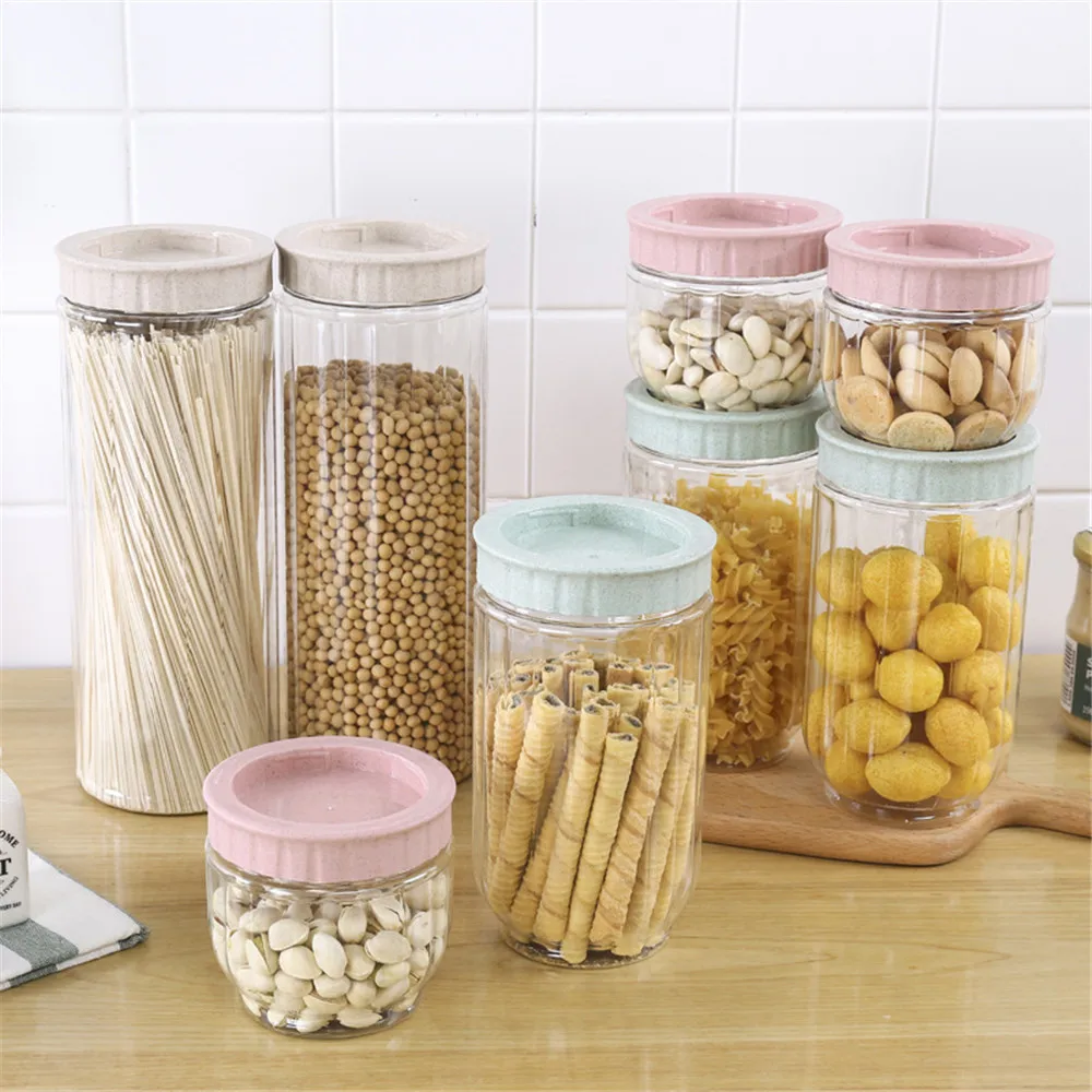 S/M/L Food Storage Sealed Cans Home KitchenTransparent With Scale Plastic Multigrain Bottles Boxs Easy To Buckle Multi-capacity
S/M/L Food Storage Sealed Cans Home KitchenTransparent With Scale Plastic Multigrain Bottles Boxs Easy To Buckle Multi-capacity