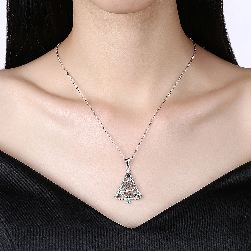 ZEMIOR Christmas Tree Snowflake White Pendant Necklaces For Women Clear Cubic Zirconia Romantic Necklace Fashion Jewelry Gift
ZEMIOR Christmas Tree Snowflake White Pendant Necklaces For Women Clear Cubic Zirconia Romantic Necklace Fashion Jewelry Gift