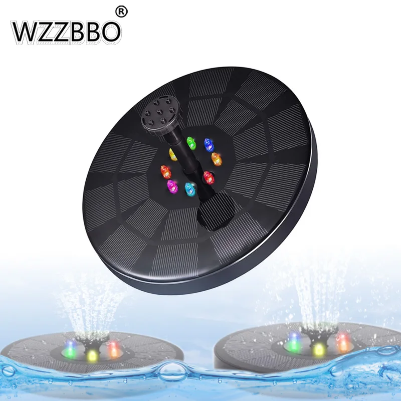 3W 16CM/18CM Battery Solar Fountain with LED Light Fountain Solar Floating Fountain Creative Landscape Fountain
3W 16CM/18CM Battery Solar Fountain with LED Light Fountain Solar Floating Fountain Creative Landscape Fountain