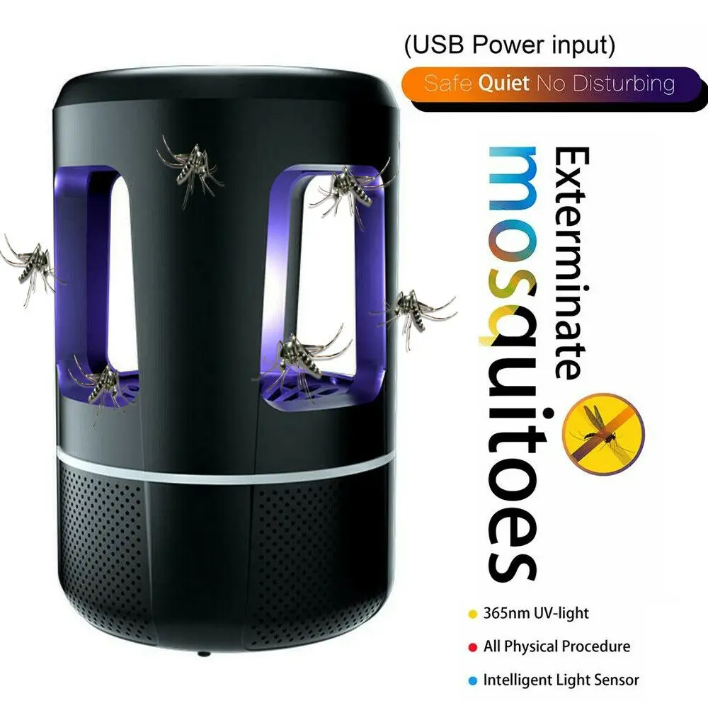 12V USB инсектицидная лампа насекомых Fly мухобойка ловушка для борьбы с вредителями